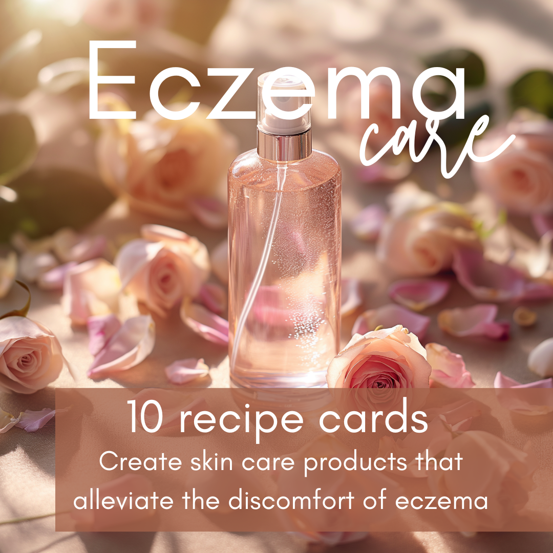 Set of 10 Recipe Cards for Eczema Care- Digital Download
