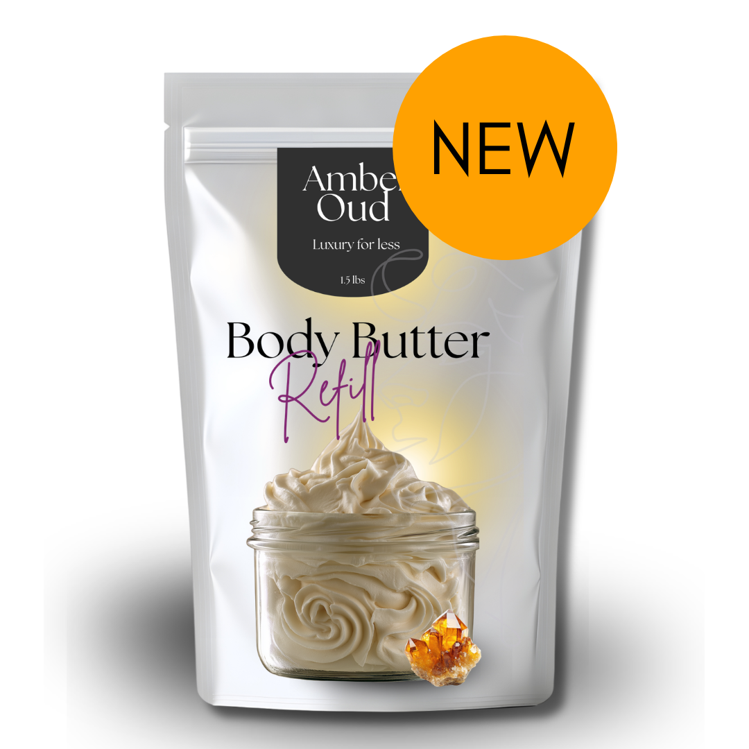 Body Butter Refill: Amber Oud: Luxury for Less