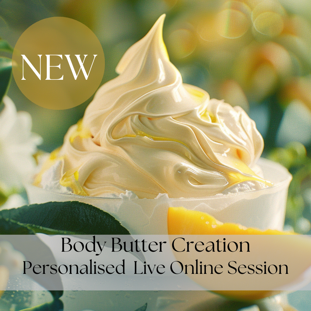 One on One Online Live Session for Body Butters