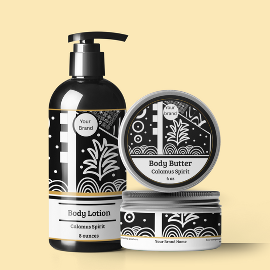 Zaire Label Templates: Black and White- Exclusive