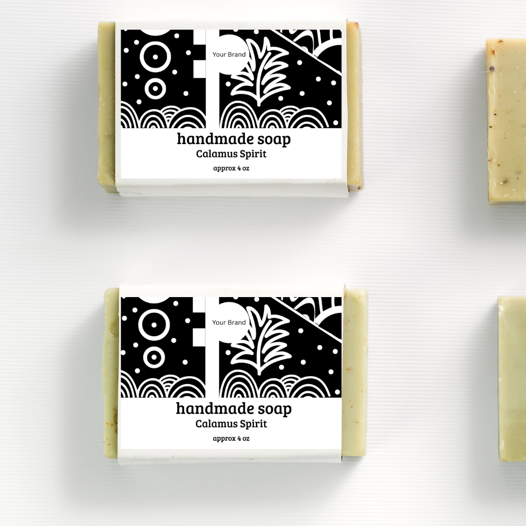 Zaire Label Templates: Black and White- Exclusive
