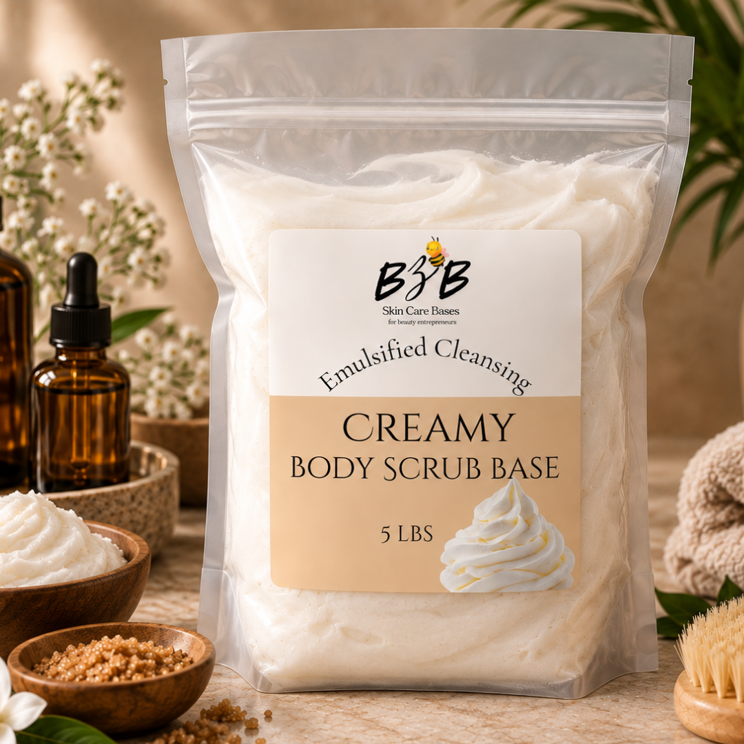 Emulsified Cleansing Body Scrub Base: 5lbs