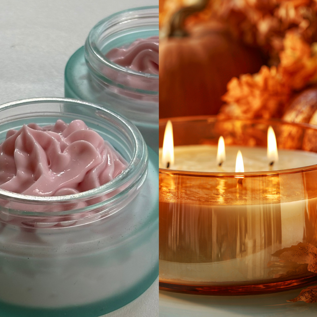 Bundle: 2 Workshops: Candle Making with Body Butters, Conditioners