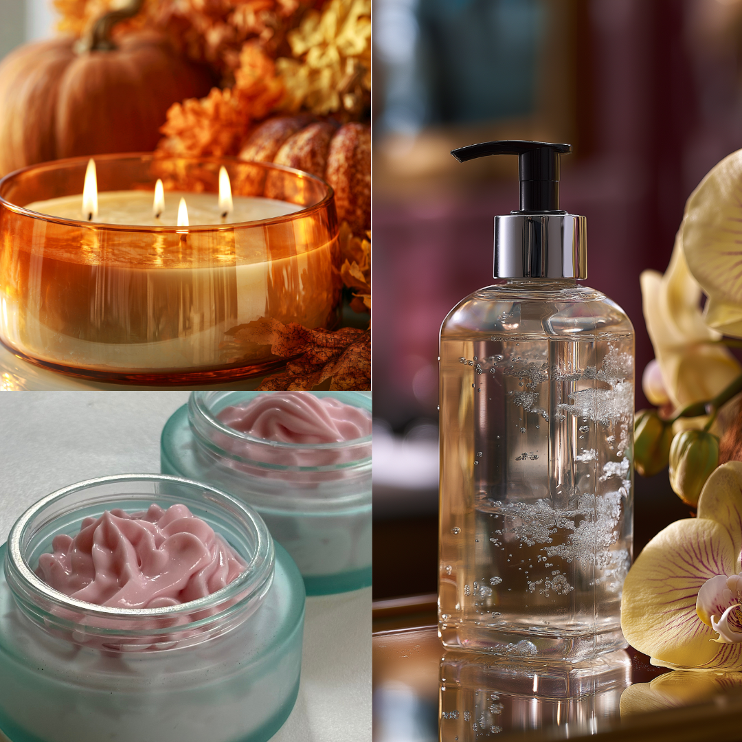 Bundle: 3 Workshops: Shower Gels, Shampoo, Bubble Bath with Candle Making and Body Butters
