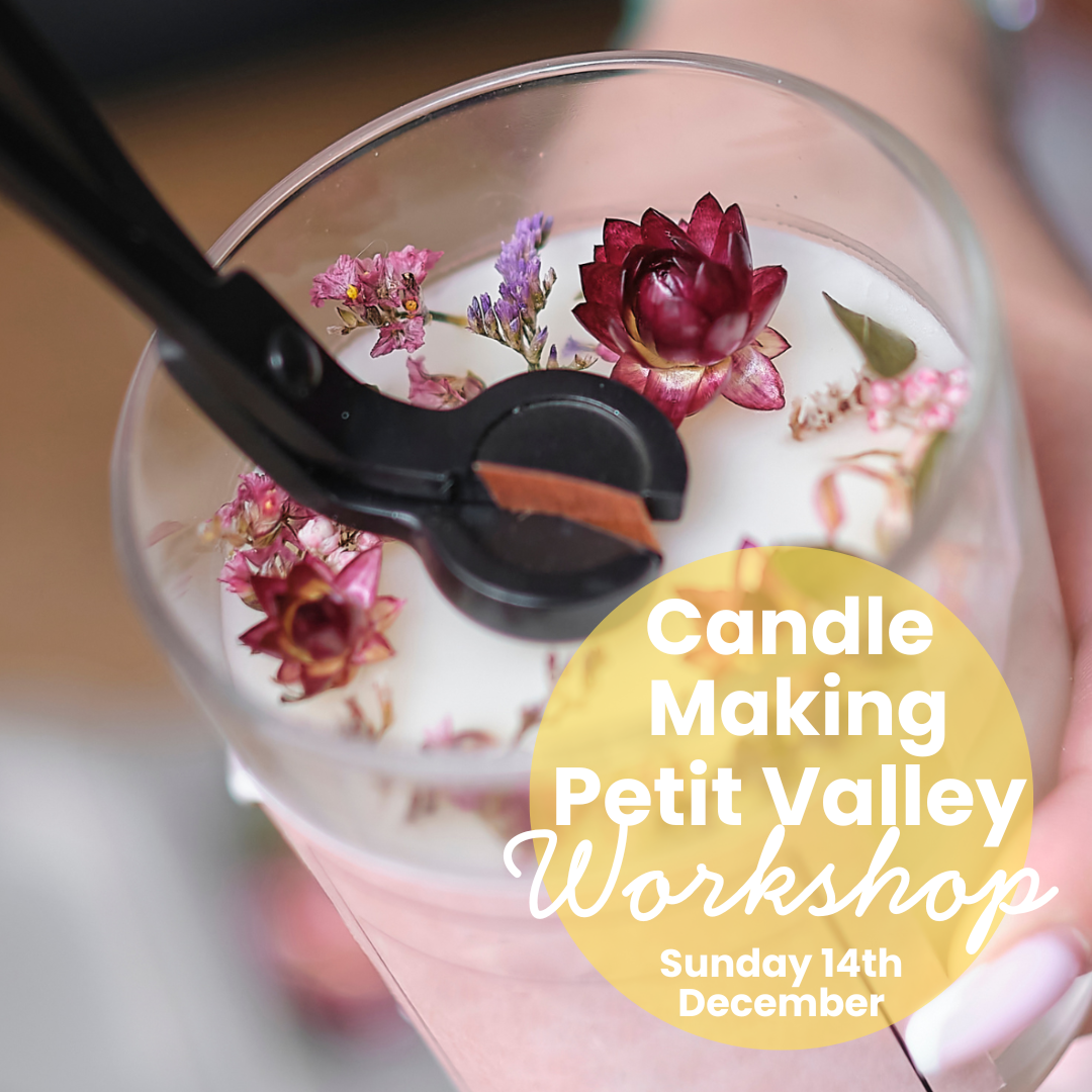 Candle Making for Christmas Petit Valley December 14th