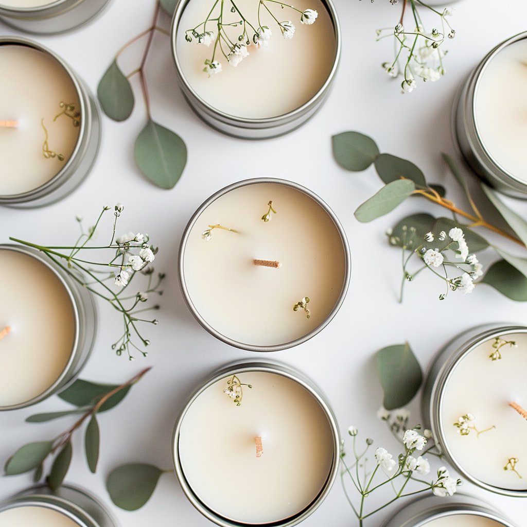 Miniature Candles Wedding favours
