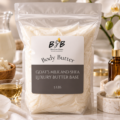 Goat's Milk and Shea Body Butter: Bulk: 5lbs