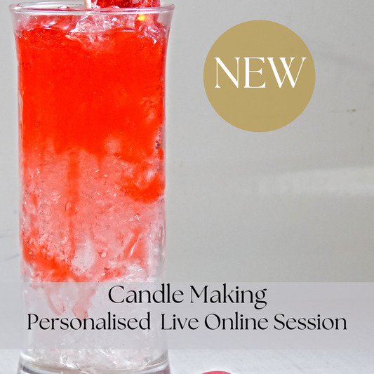 One on One Online Live Session for Candle Making