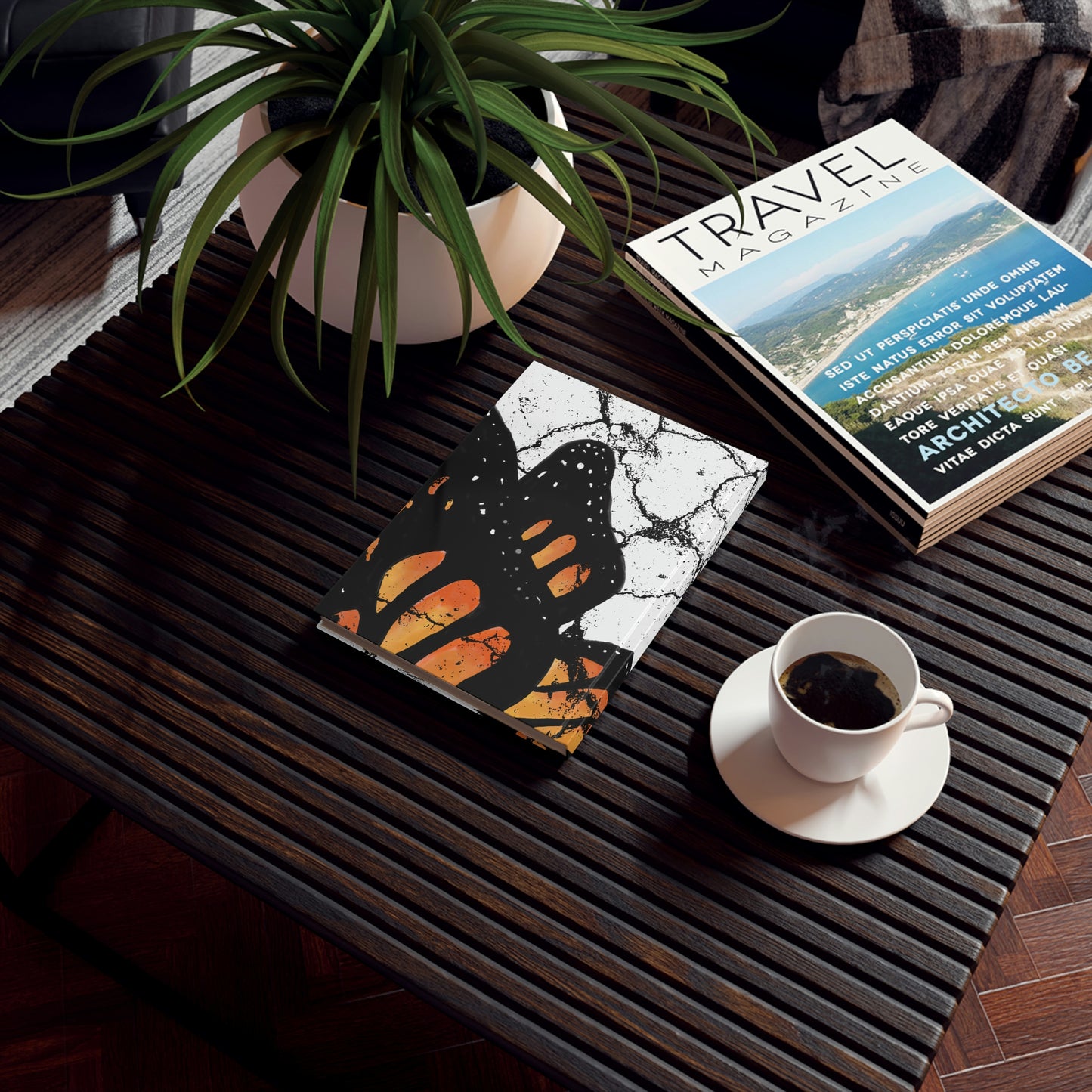 Hard Back Journal: Monarch Butterfly