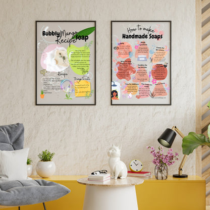 Poster Printable Bundle: Bubbly Mango Soap