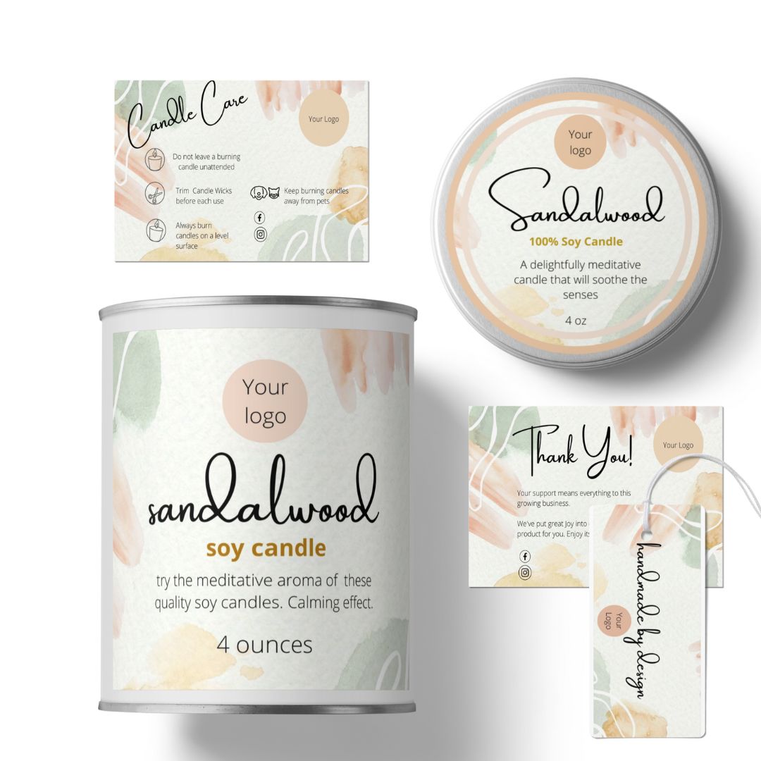 Candle Business Bundle: Template Download