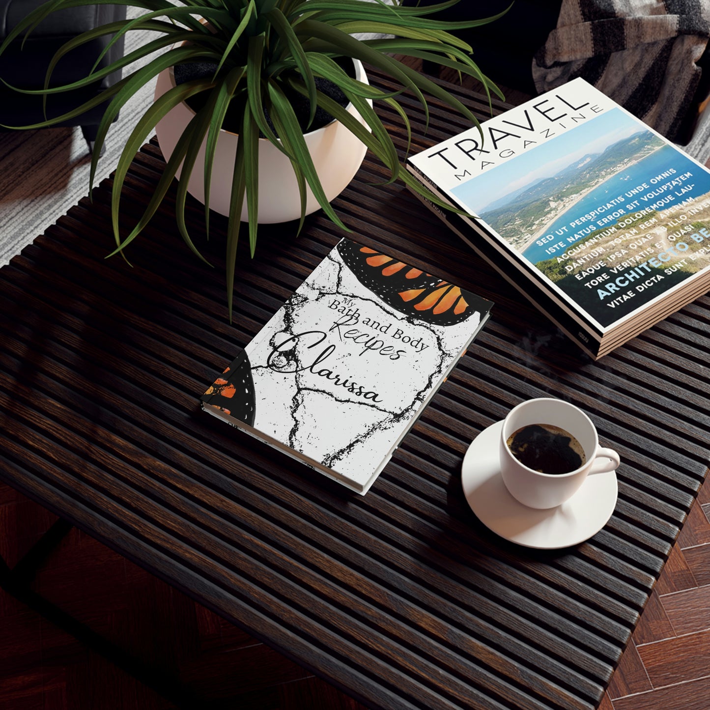 Hard Back Journal: Monarch Butterfly