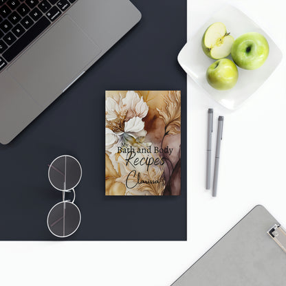 Floral, Personalised Journal for your Bath and Body Recipes