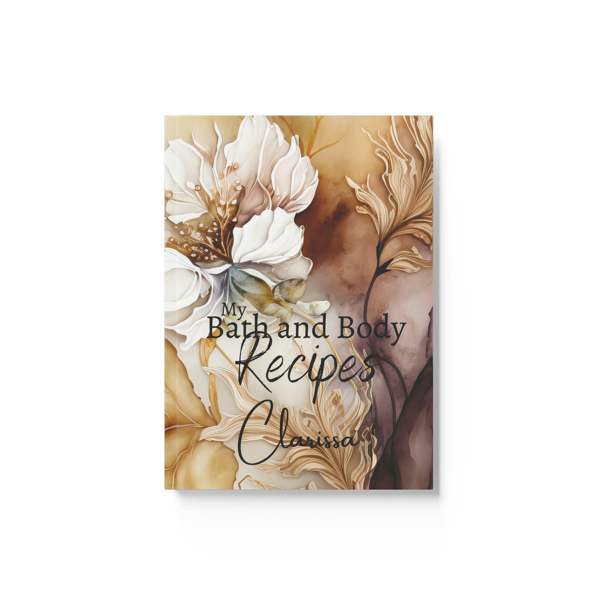 Floral, Personalised Journal for your Bath and Body Recipes