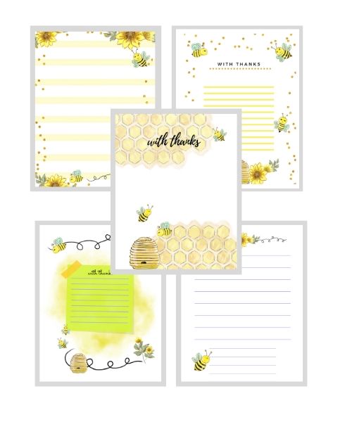 Thank You Printables Bundle (tags, cards, wall art, stationery)