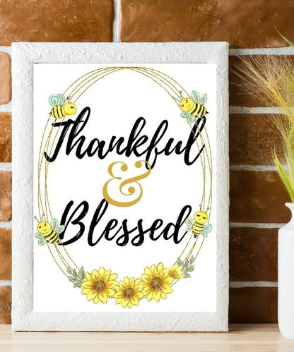 Thank You Printables Bundle (tags, cards, wall art, stationery)